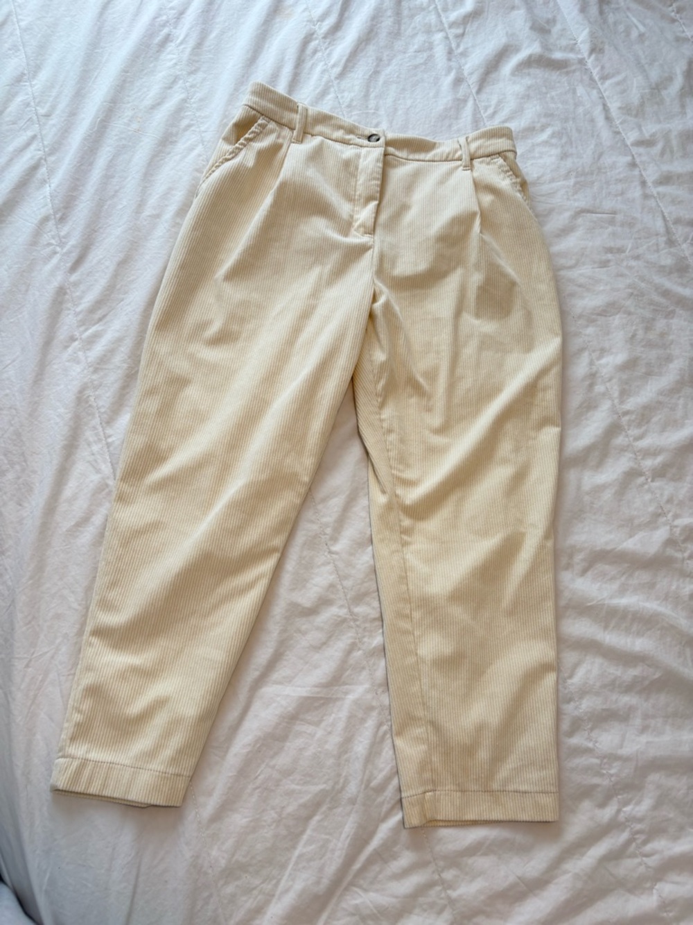 Reitmans Cream Corduroy Pants